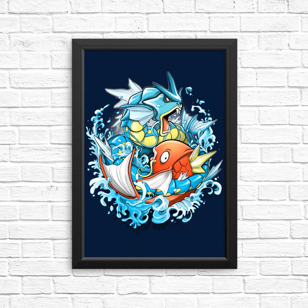 High - Quality Slash Koi Posters and Prints by Alemaglia