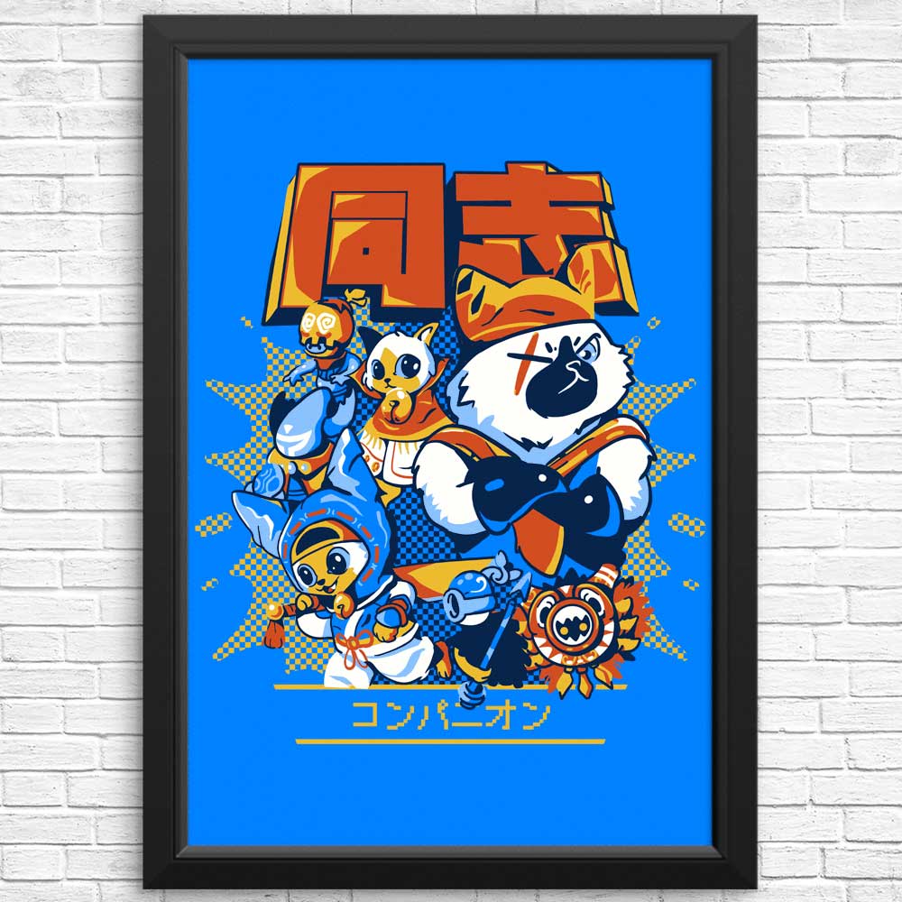 High - Quality Brave Companions Posters & Prints by Sketchdemao