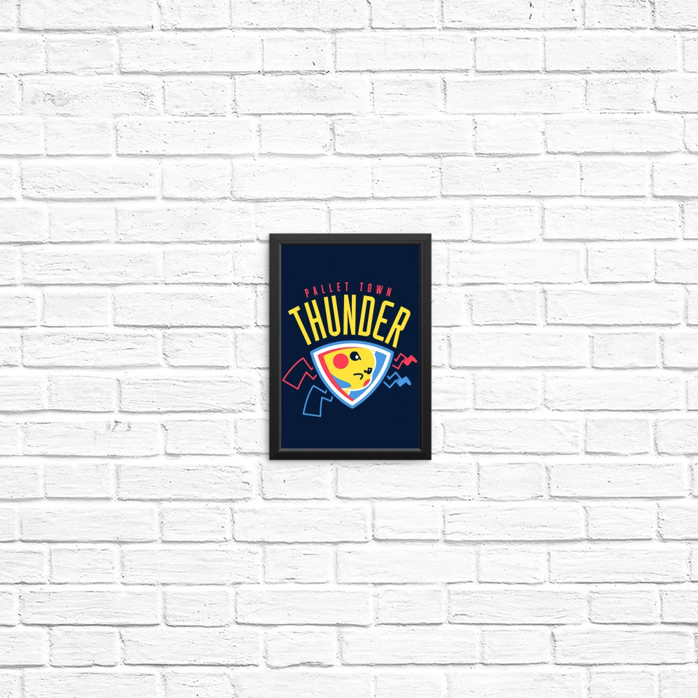 Thunderous Pallet Town - High - quality Posters & Prints
