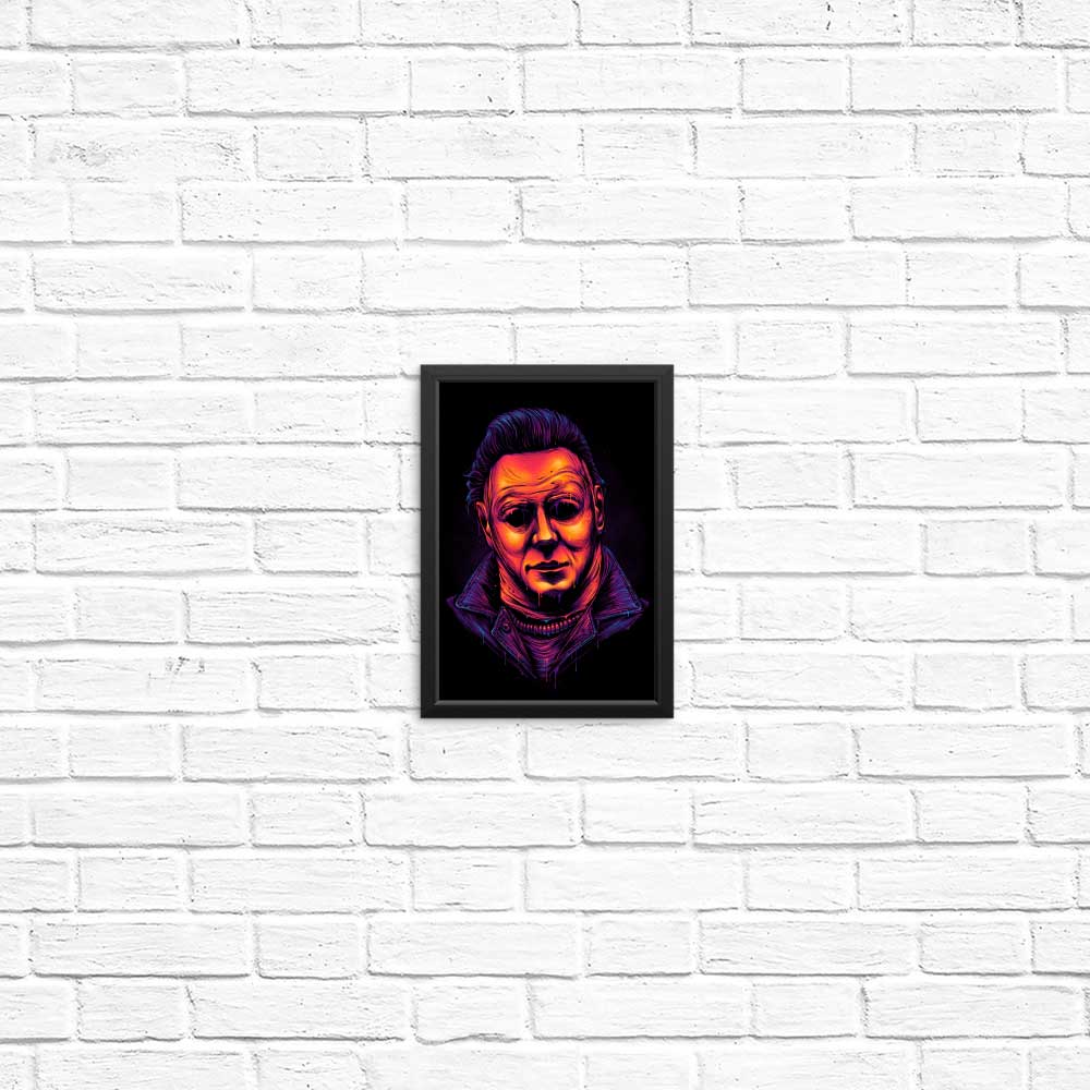Glowing Slasher Horror-themed Posters and Art Prints
