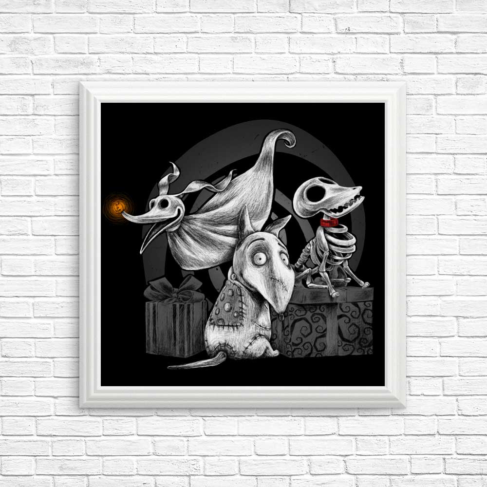 Eerie Dog Posters and Prints by ManuelDA