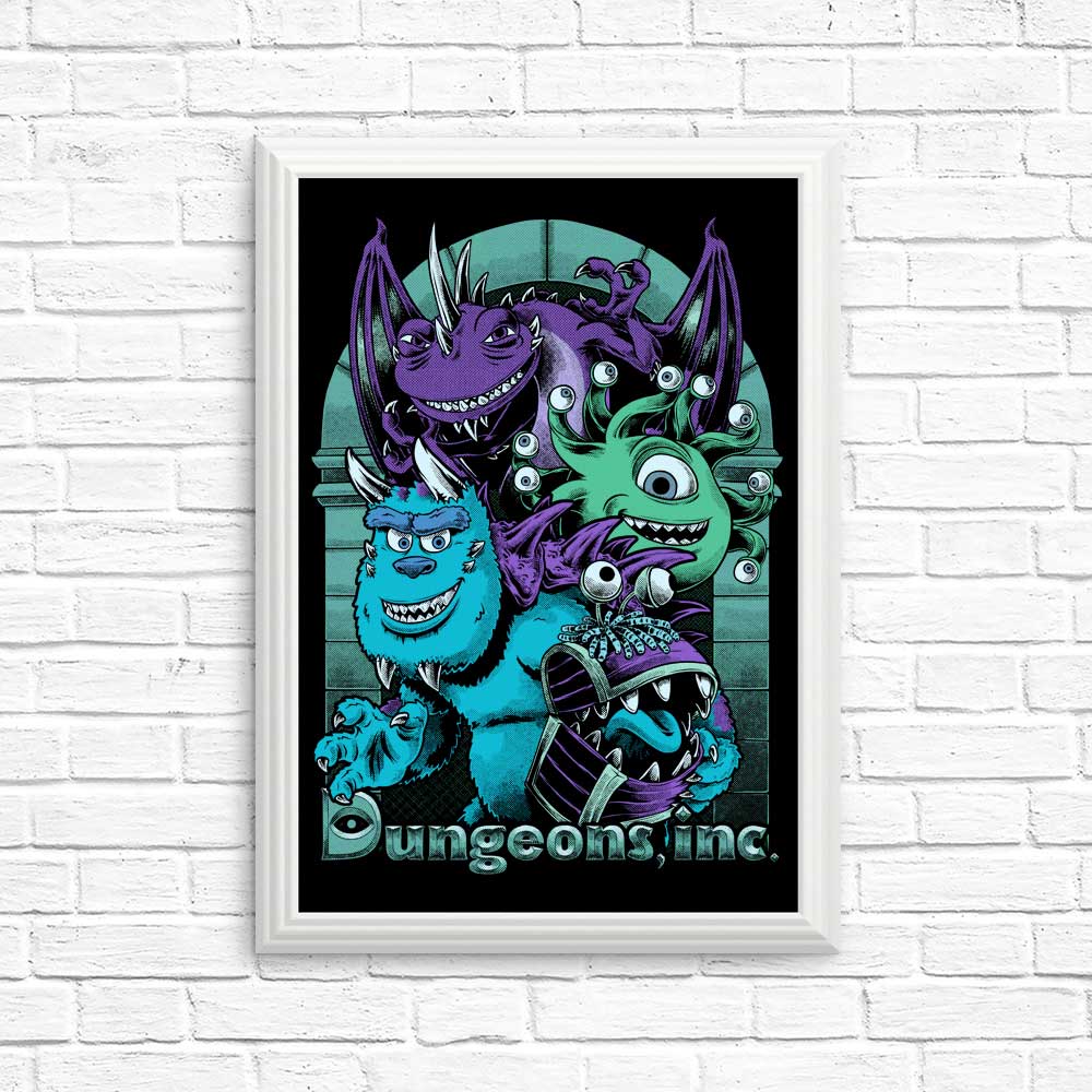 High - Quality Dungeons Inc Posters and Prints