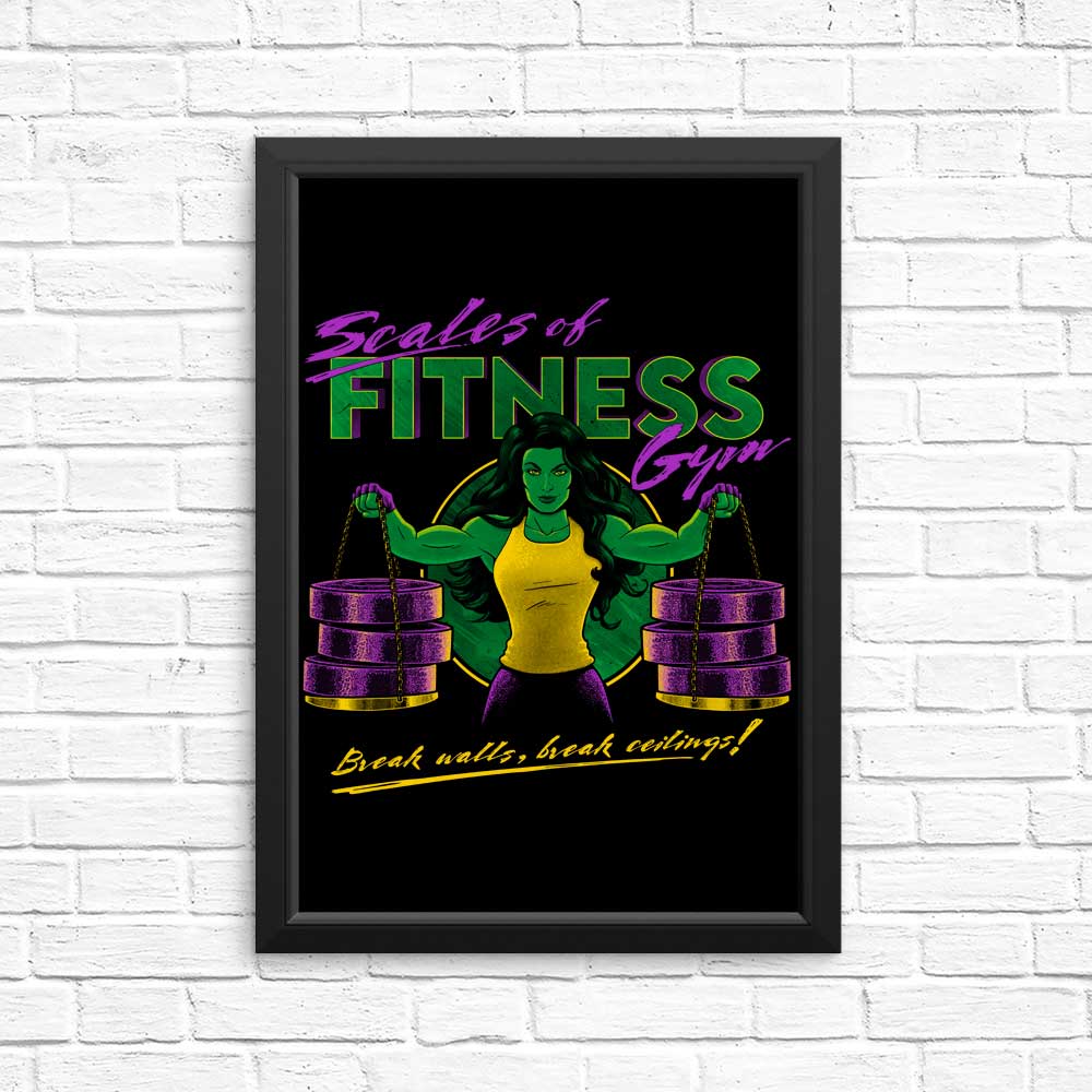 Fitness Scales - High - Quality Posters and Prints for Your Space