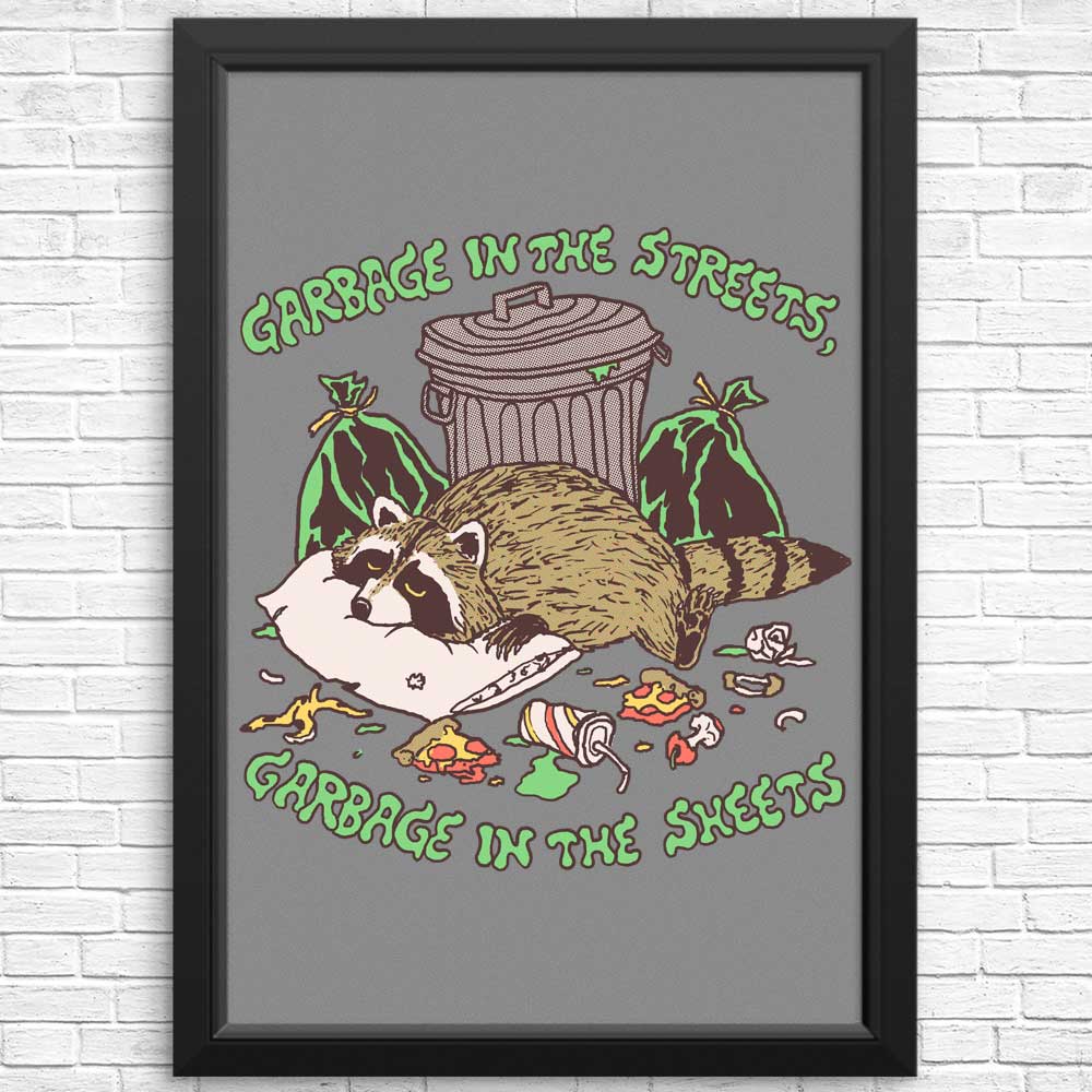 Hillary White's 'Garbage in the Sheets' Wall Art Posters and Prints