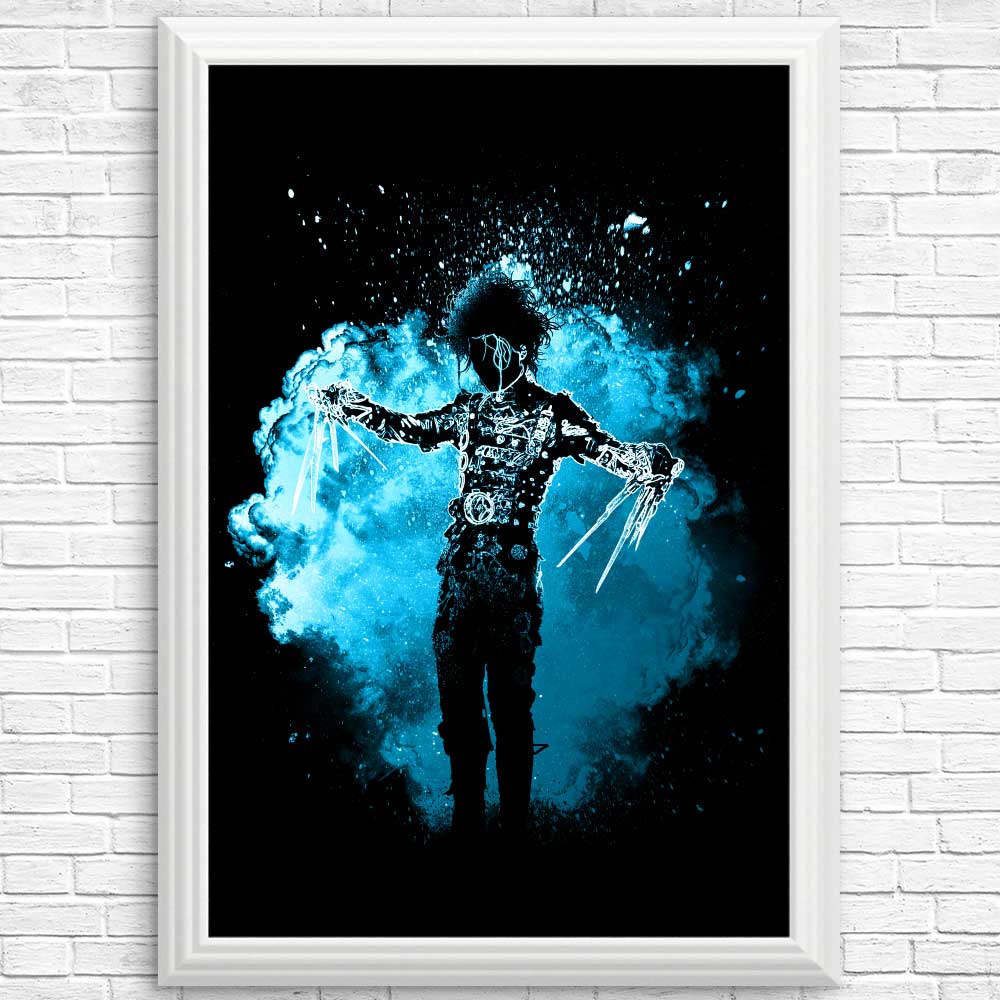 High - quality Posters & Prints: Soul of the Scissor Hands by Donnie Illustrations