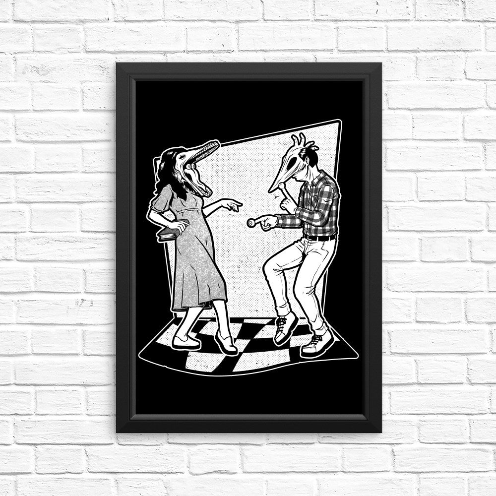 Enchanting Ghost Couple Dance Posters and Prints from Studio Mootant