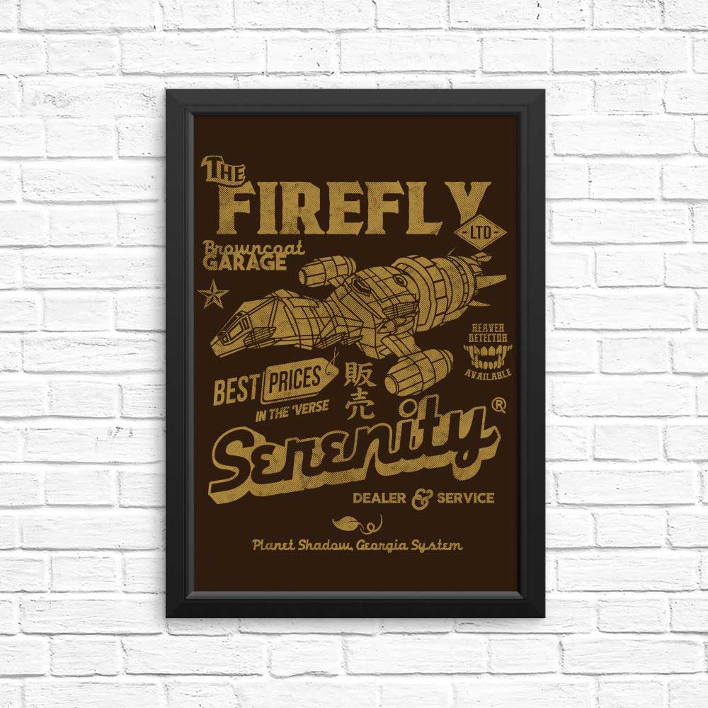 Firefly Garage Wall Decor - High - quality Posters and Prints