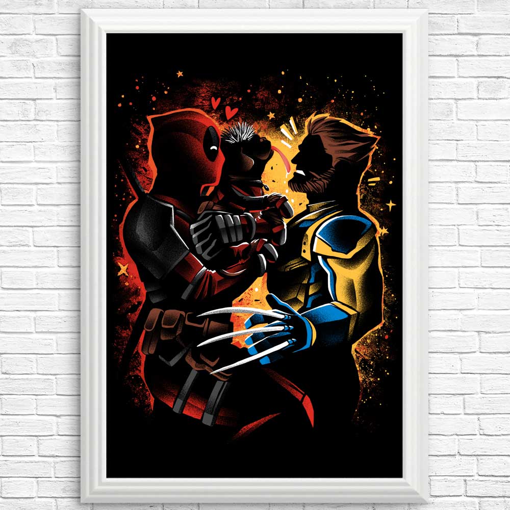 Dogpool Love - Decorative Posters and Art Prints