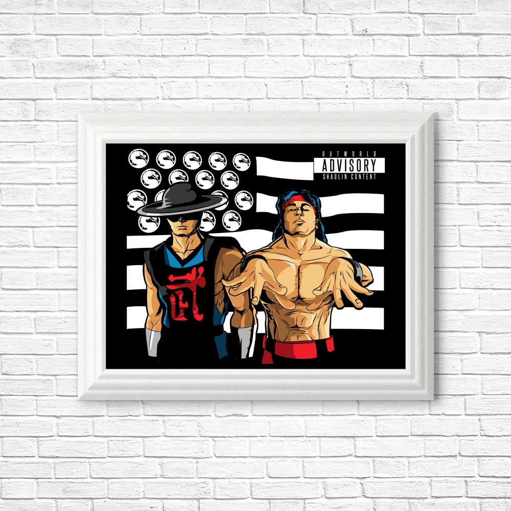 Stunning Posters & Prints of 'Bombs Over Outworld' by Aaron Morales Designs