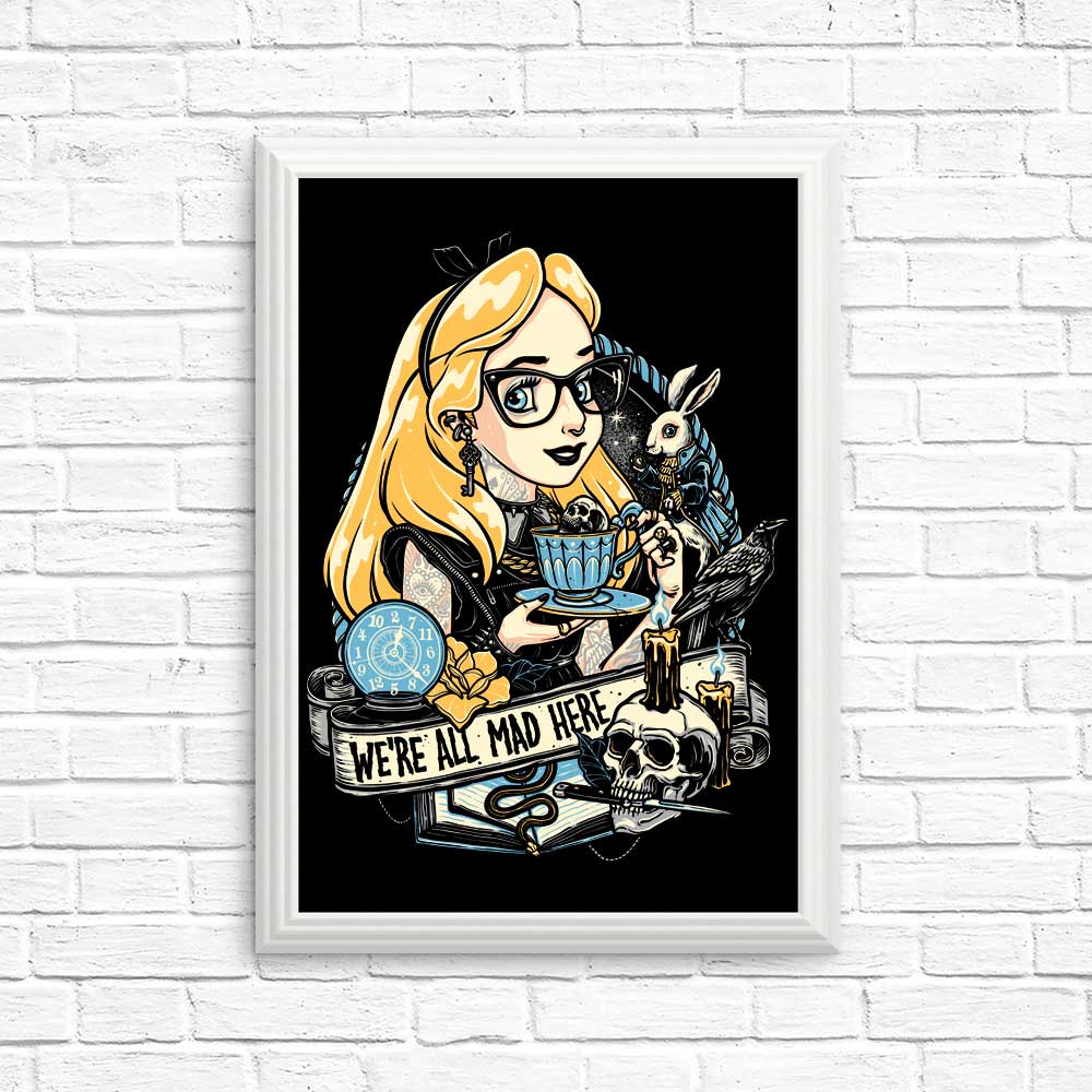 High - quality Rocker Alice Posters and Prints by Momma Gorilla