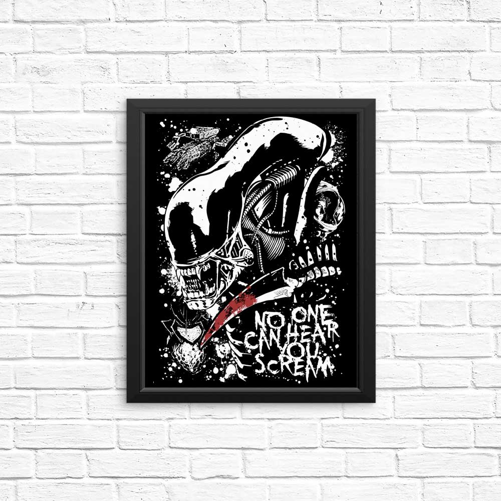 Stunning 'Screaming in Space' Wall Art - High - Quality Posters and Prints