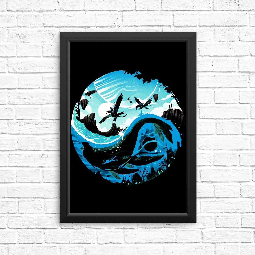High - Quality YinYang of Water Posters and Prints by Alemaglia