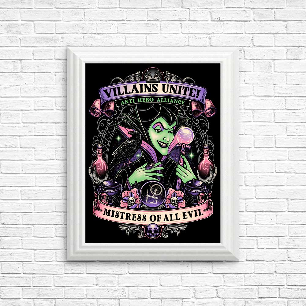 Stunning Posters and Prints Inspired by 'Mistress of All Evil'