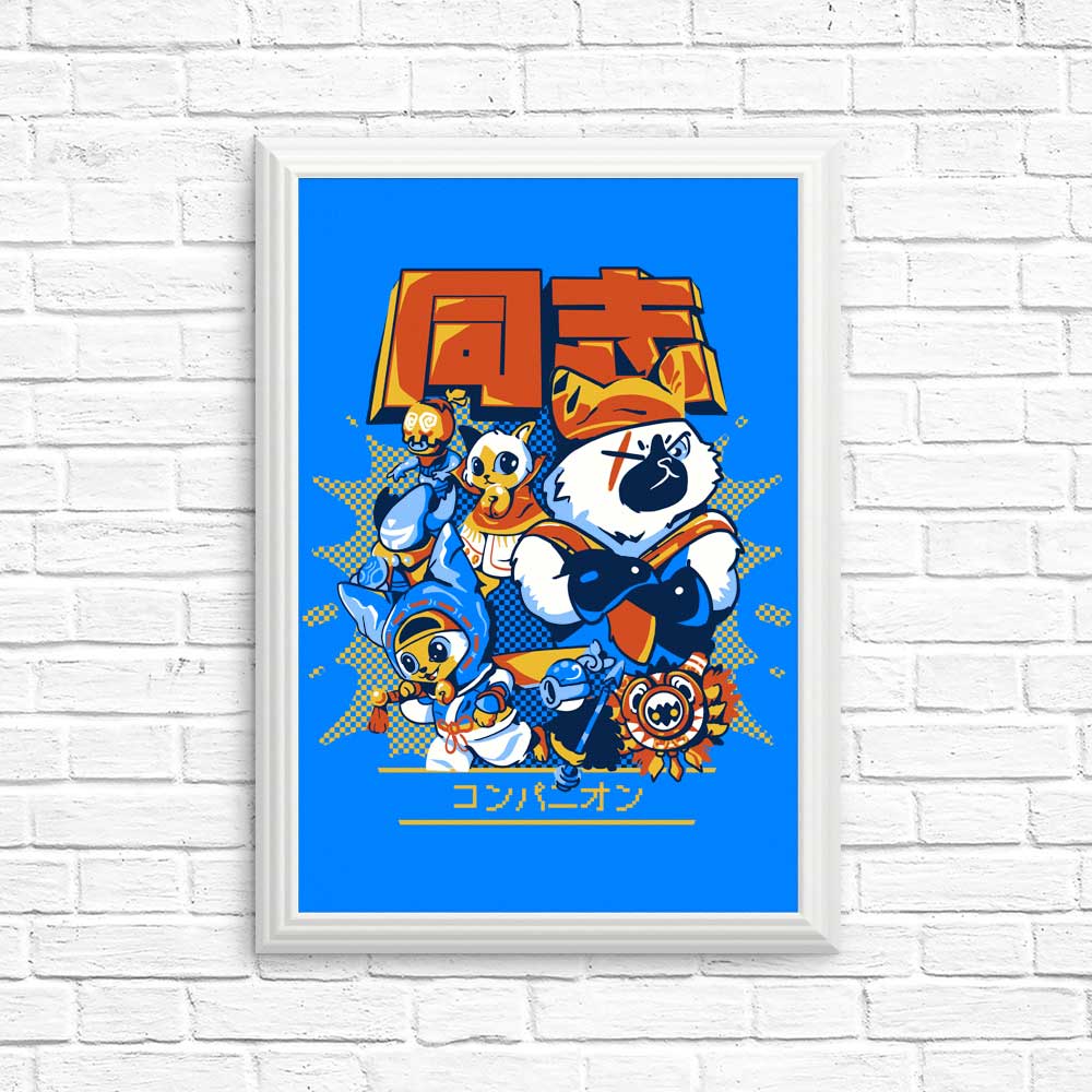 High - Quality Brave Companions Posters & Prints by Sketchdemao
