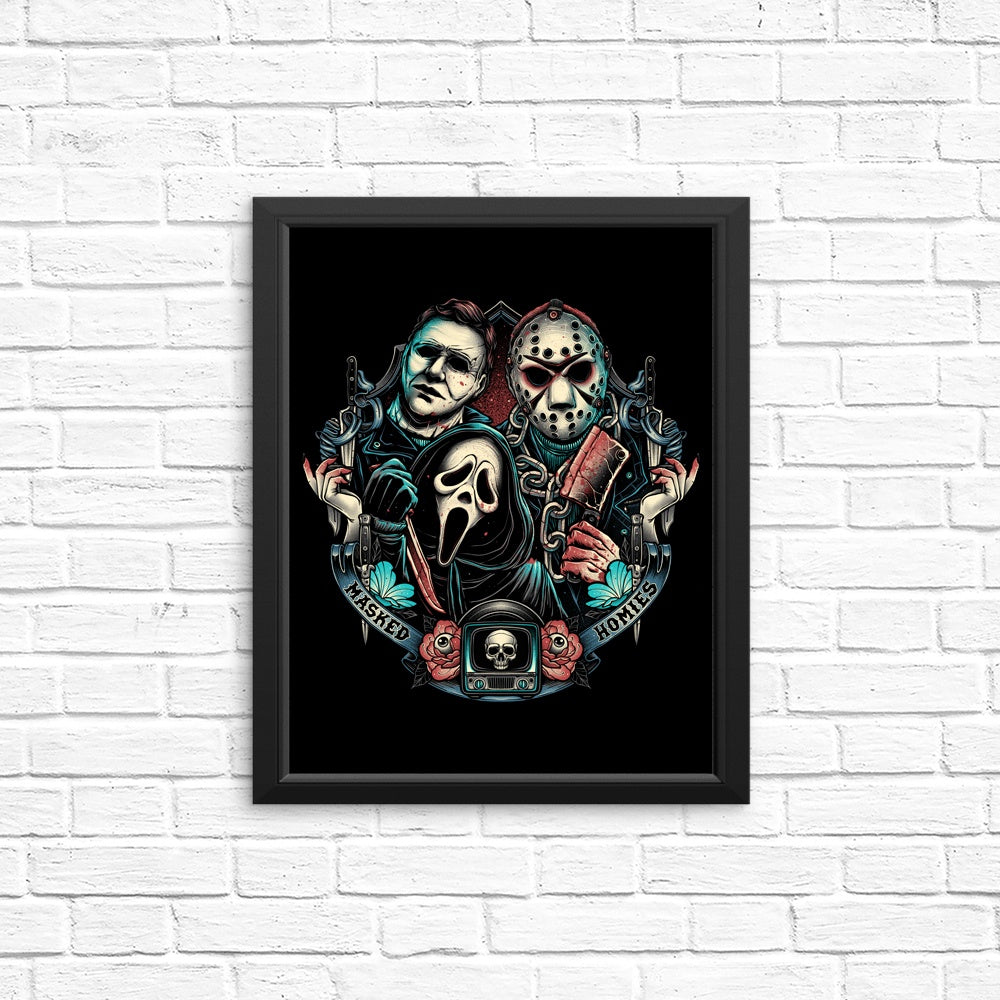 Cool Masked Homies Wall Posters and Prints