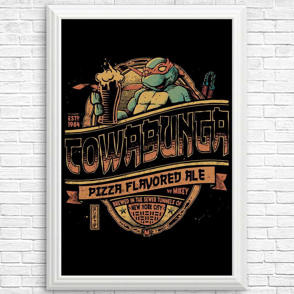 Cool Cowabunga Posters and Prints for Wall Decor