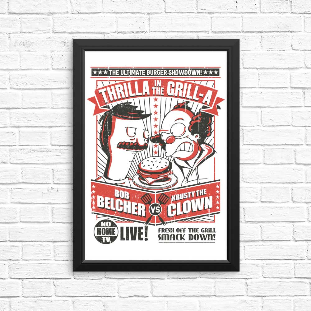 Thrilla in the Grill-a - Art Posters and Prints for Decor