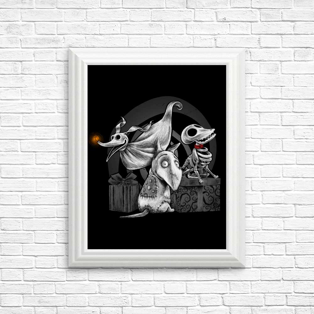 Eerie Dog Posters and Prints by ManuelDA