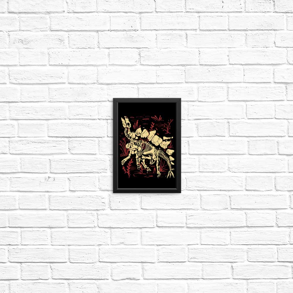 High - quality Stegosaurus Fossil Posters and Prints by Fitas Artwork