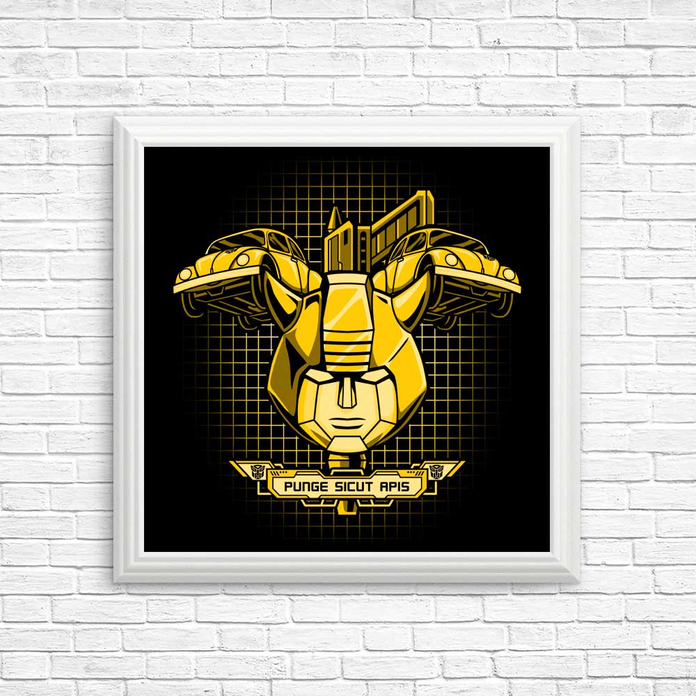 High - Quality Apis Flava Posters and Prints by Prime Premne Design