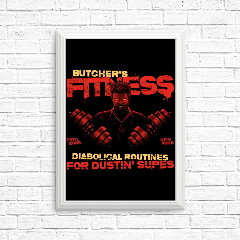 Butcher's Fitness High - Quality Posters and Prints