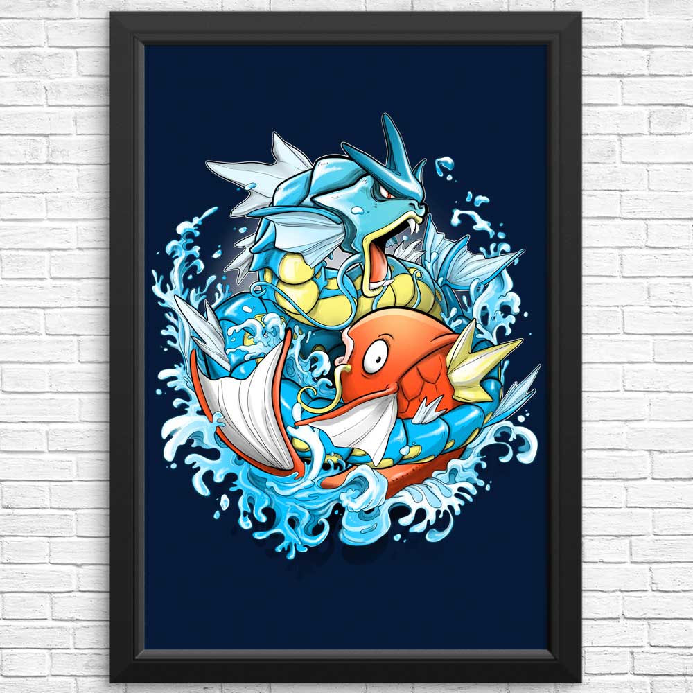 High - Quality Slash Koi Posters and Prints by Alemaglia