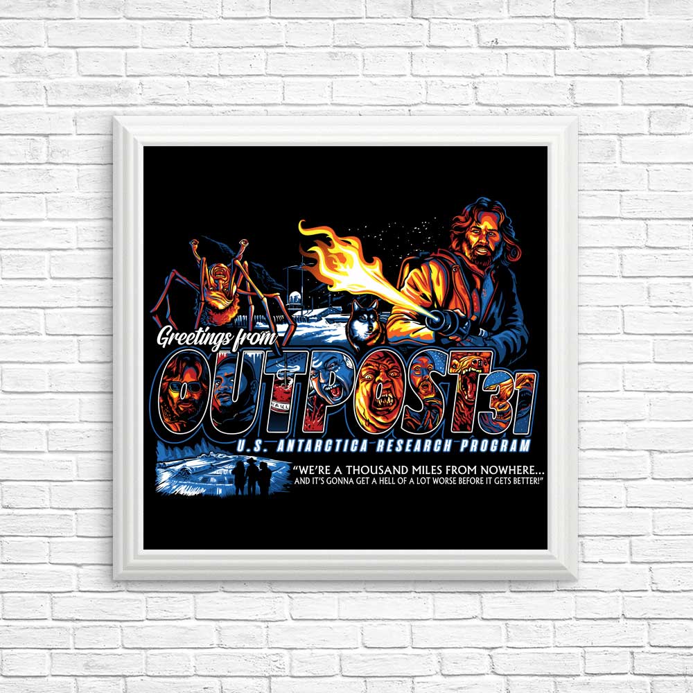 Stunning Posters and Prints - Greetings from Outpost 31 Collection