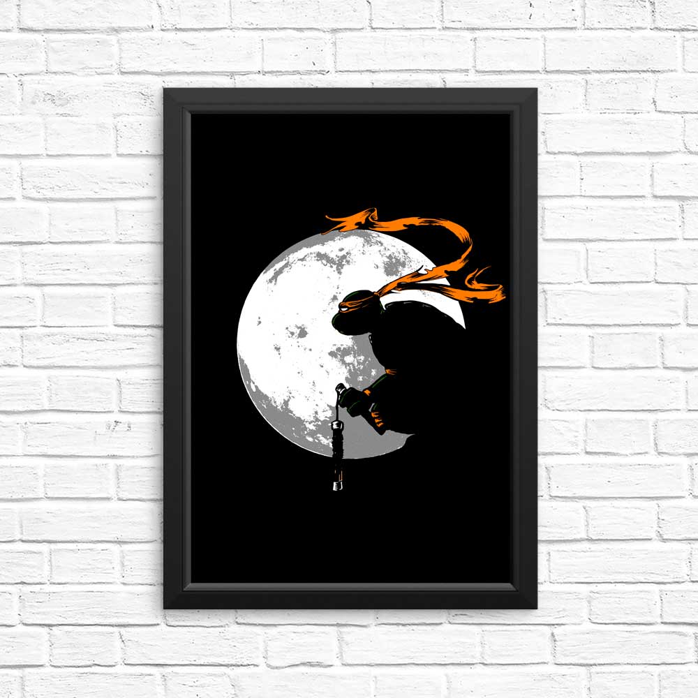 Poster and Print Set of Moon Nunchaku by TwistMedia