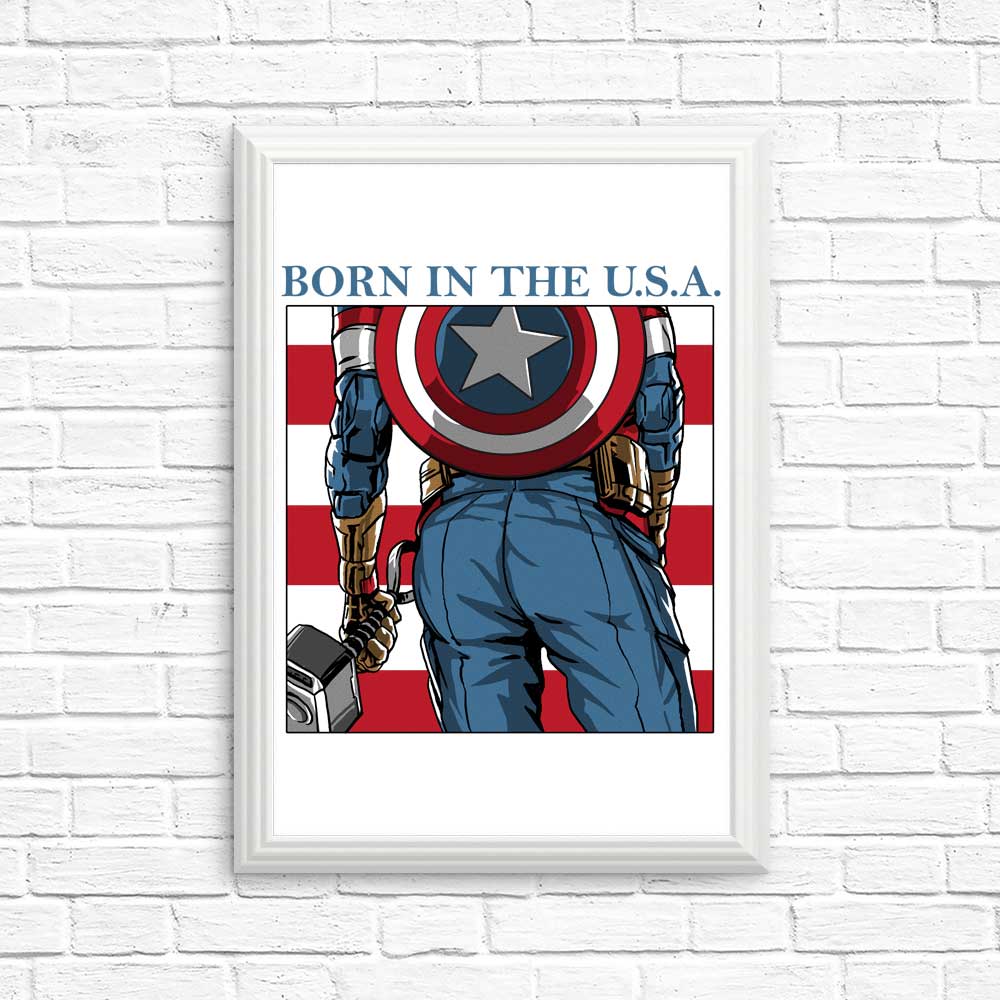 Born in the USA - High - Quality Wall Posters and Art Prints