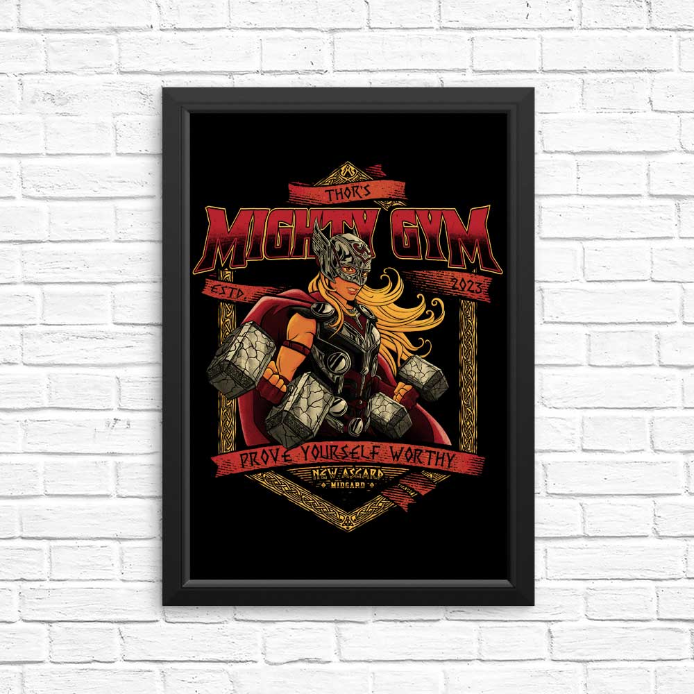 Mighty Gym Inspiring Wall Art - High - Quality Posters and Prints