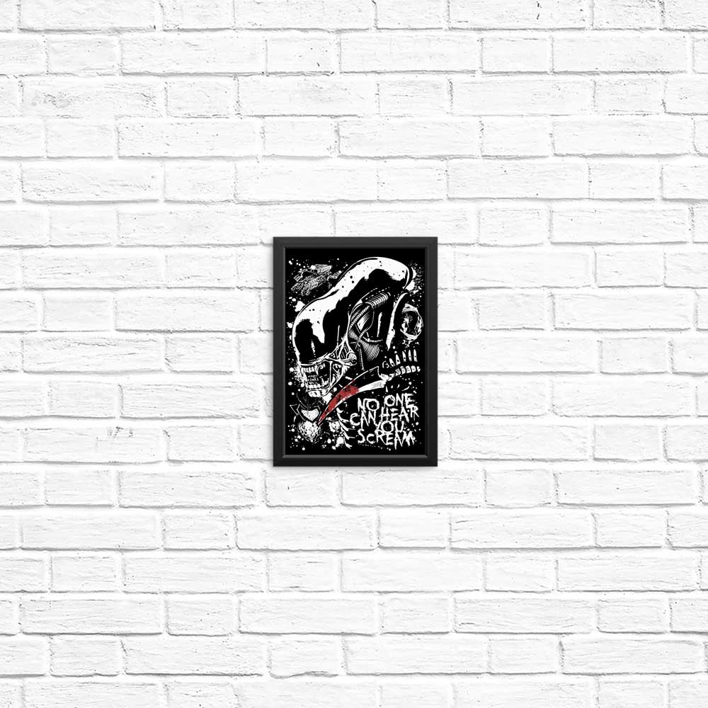 Stunning 'Screaming in Space' Wall Art - High - Quality Posters and Prints