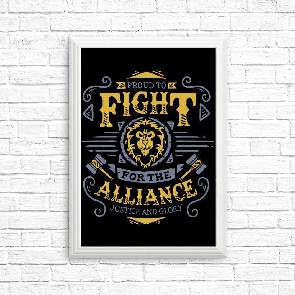 Alliance-themed High-quality Posters & Prints by Typhoonic Art