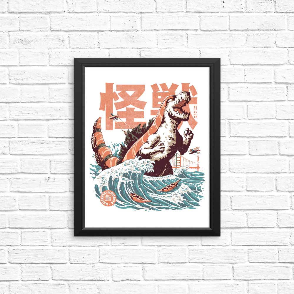 The Sushizilla - High - Quality Posters and Prints