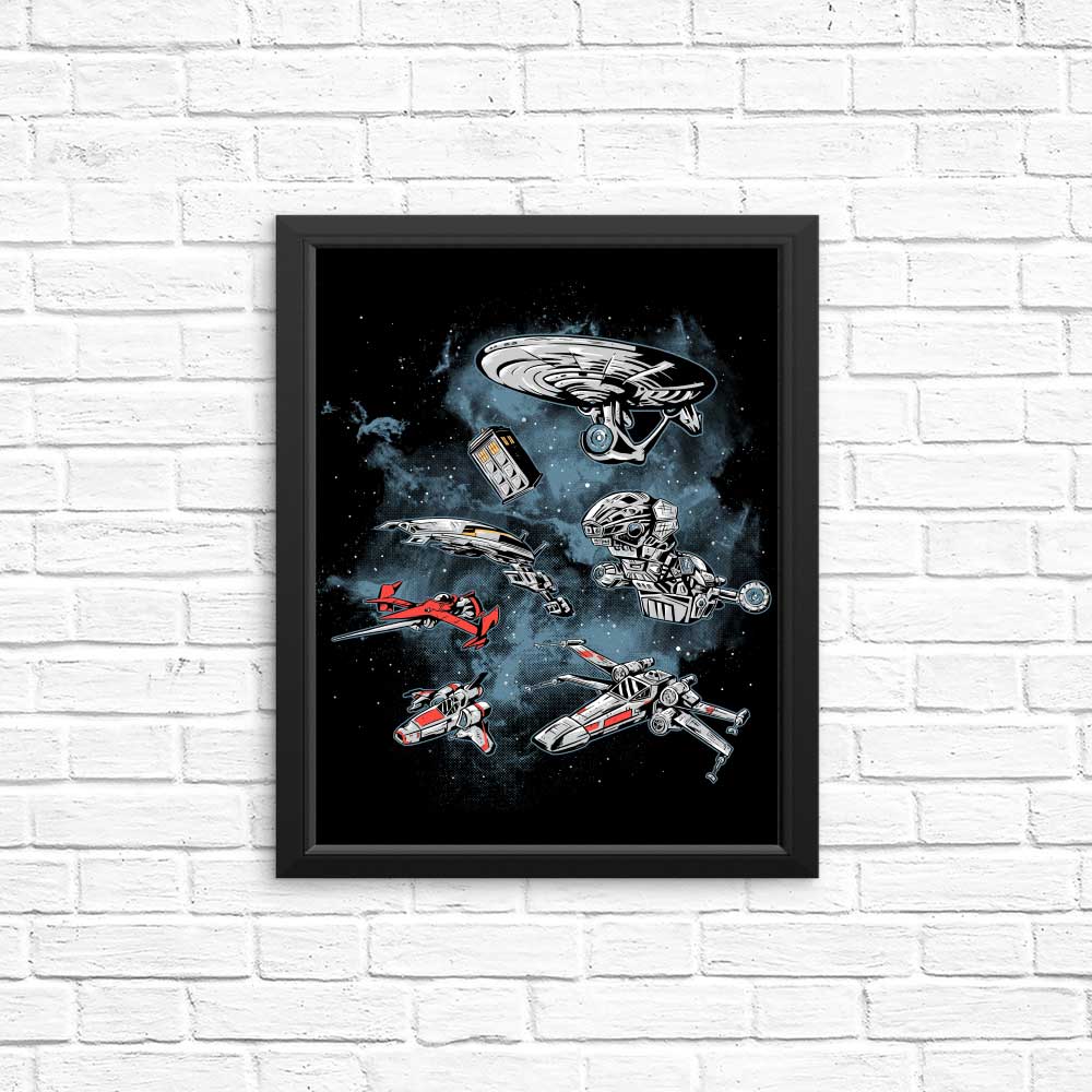 Top - notch Adam Works Ultimate Space Fleet Posters and Prints