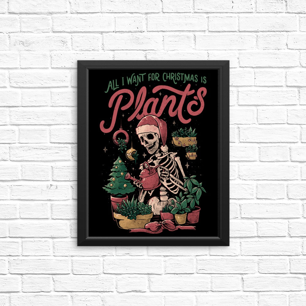 Festive Christmas Plant Posters and Prints for Decor