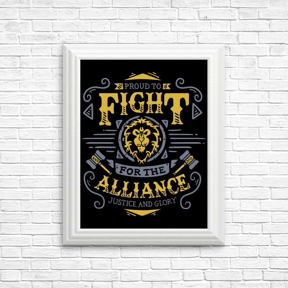 Alliance-themed High-quality Posters & Prints by Typhoonic Art