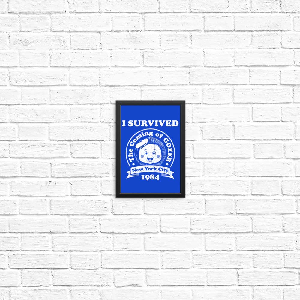 I Survived Gozer Wall Art - Posters and Prints Collection