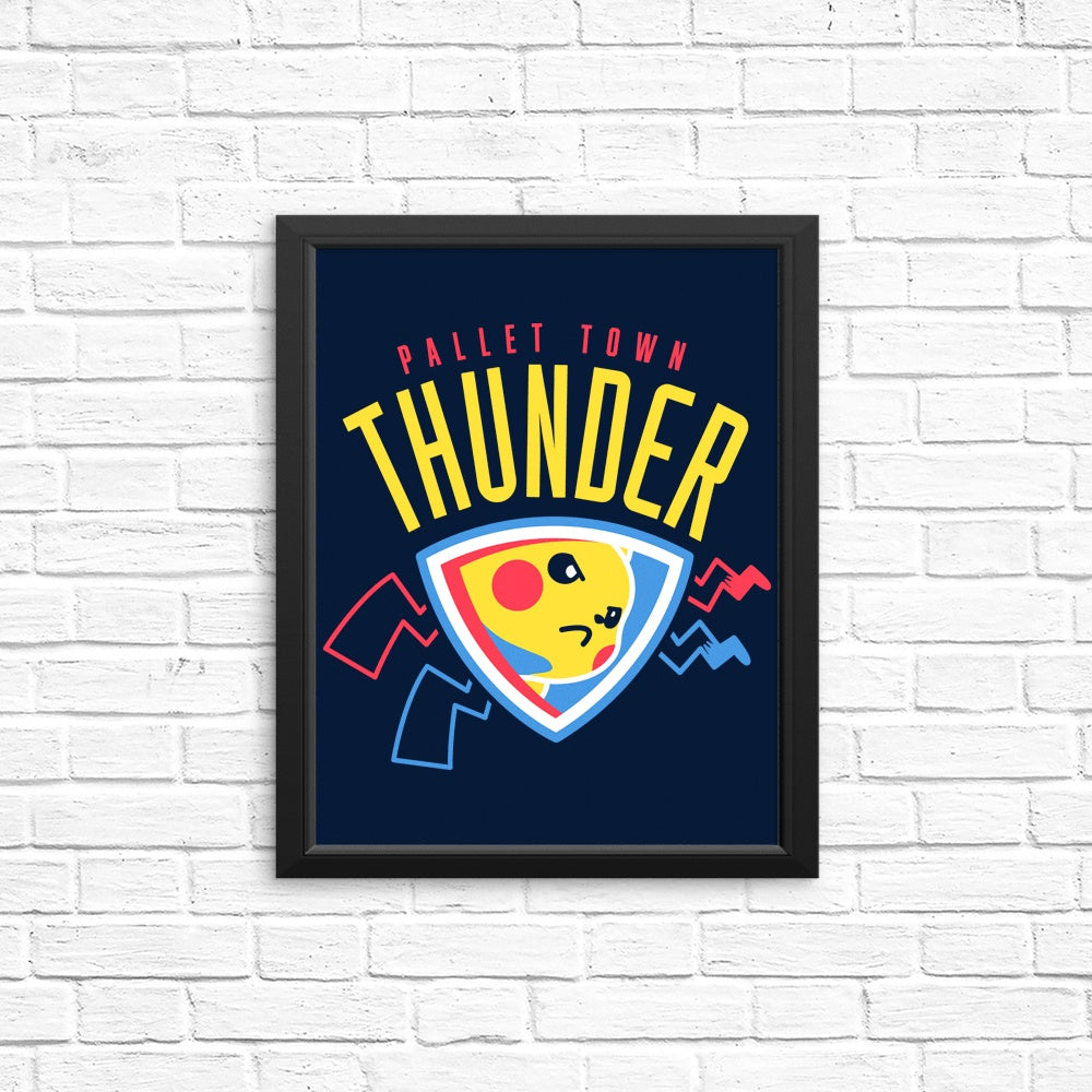 Thunderous Pallet Town - High - quality Posters & Prints