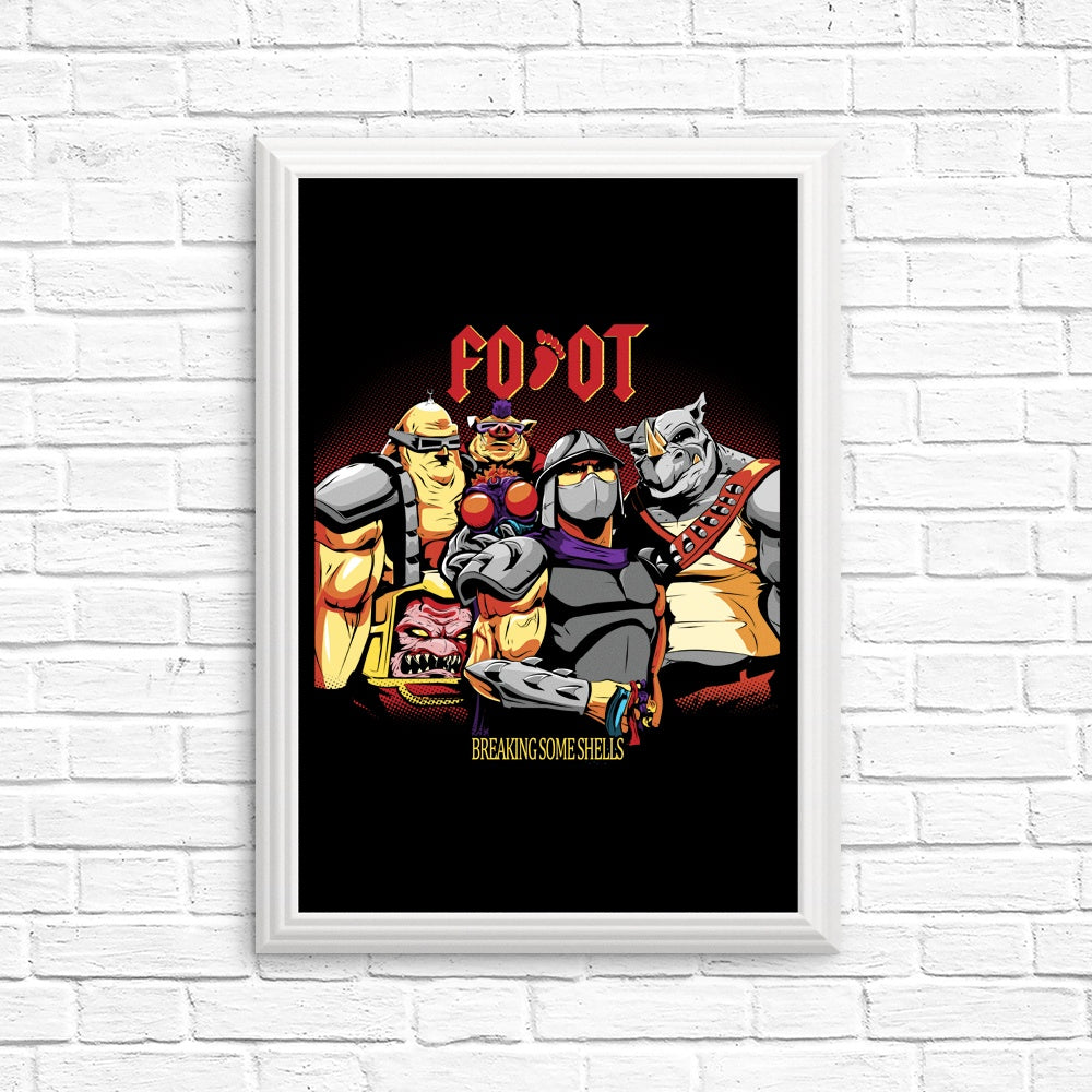 High - Quality 'Breaking Some Shells' Posters and Prints by Aaron Morales