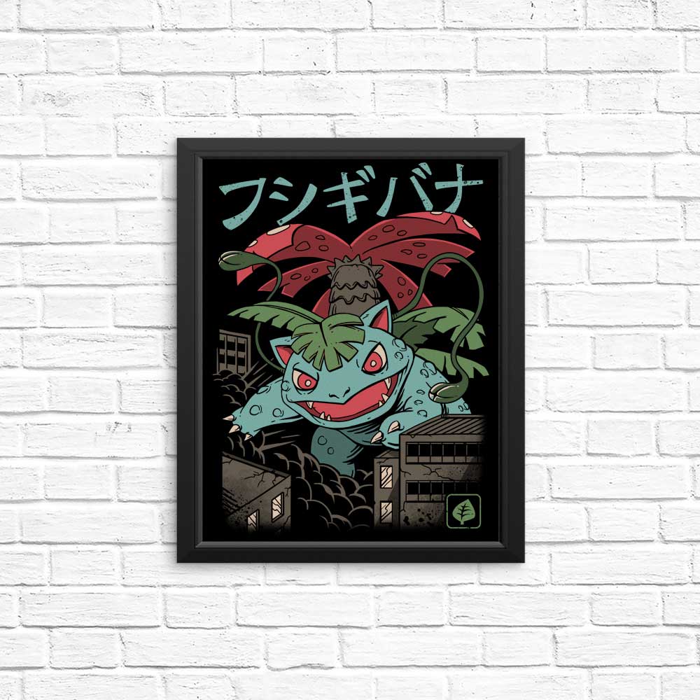 Unique Grass Kaiju Themed Posters and Prints