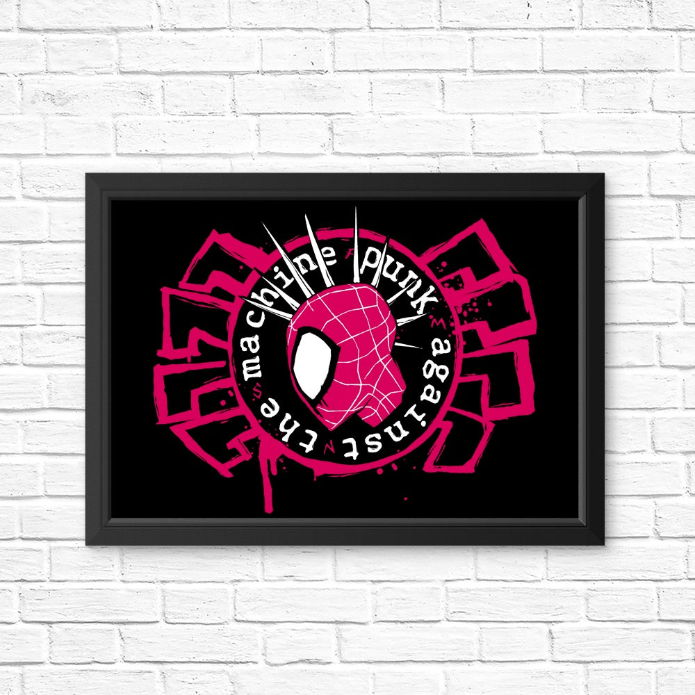 Rebellious Punk Against the Machine Art - High - Quality Posters and Prints