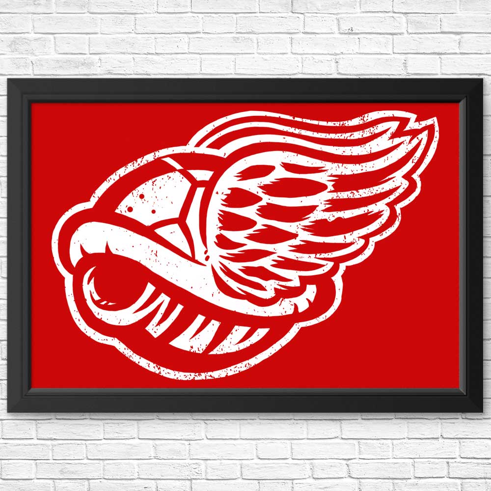Stunning Winged Turtle Shell Posters and Prints by kg07