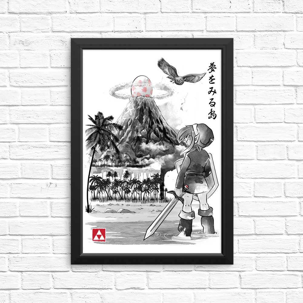 High - Quality Hero's Awakening Sumi - e Posters and Prints
