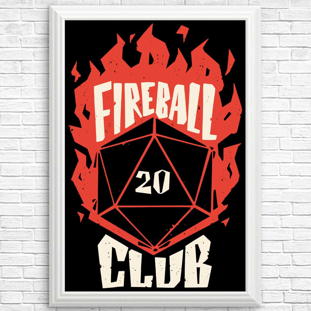 Fireball Club Wall Art - High - Quality Posters and Prints