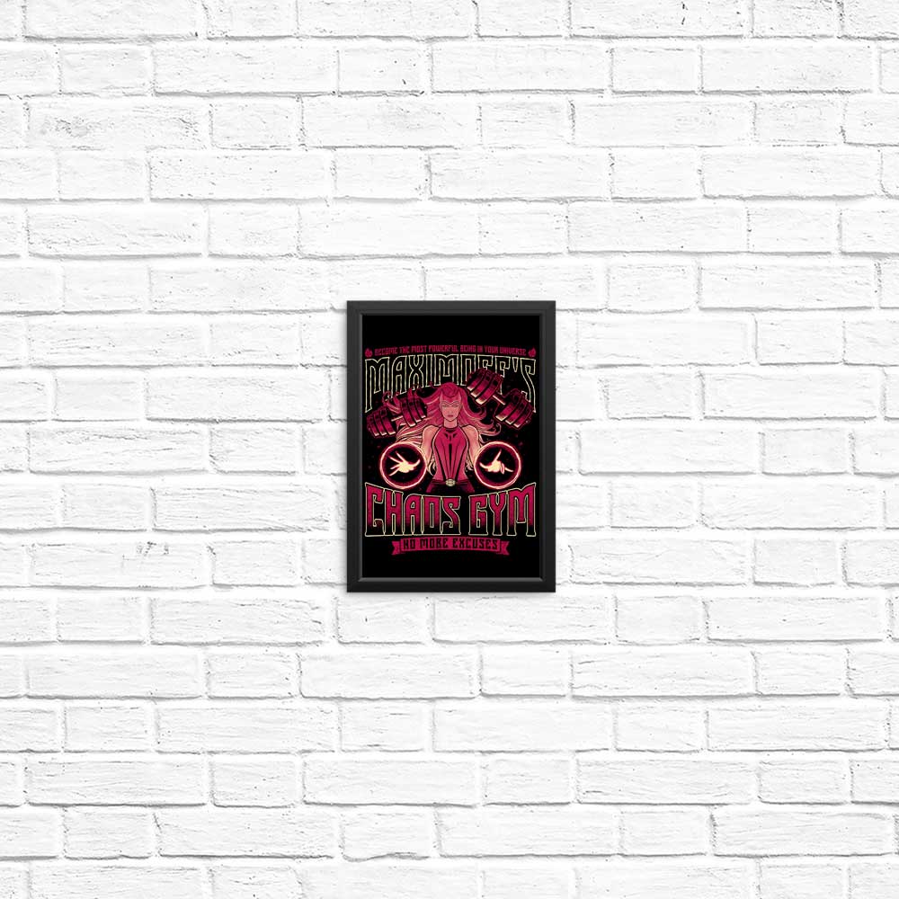 High - Quality Chaos Gym Posters and Prints from Teesgeex