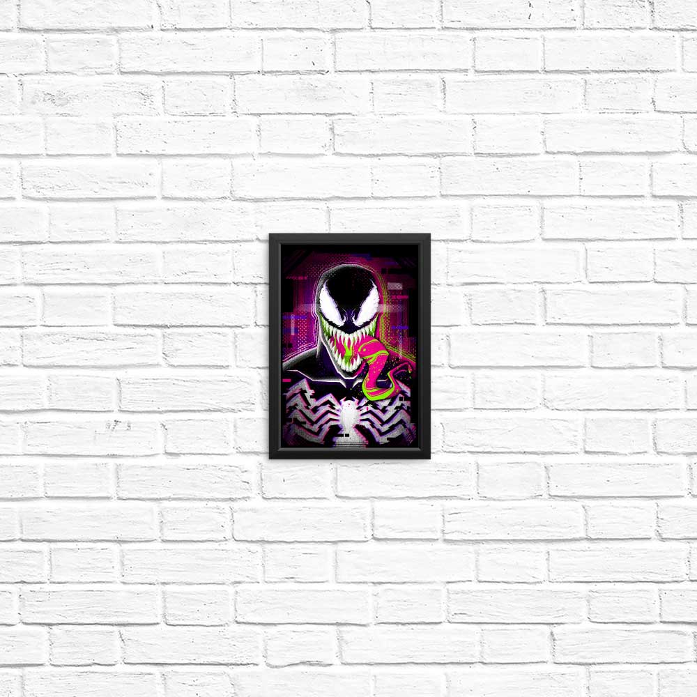 High - Quality Glitched Symbiote Posters and Prints by Danielmorris1993