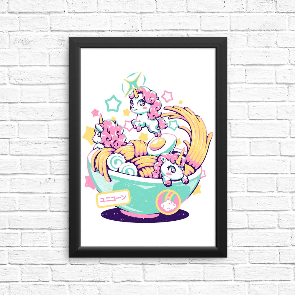 Charming Unicorn Bowl Posters and Prints from Edu.ely
