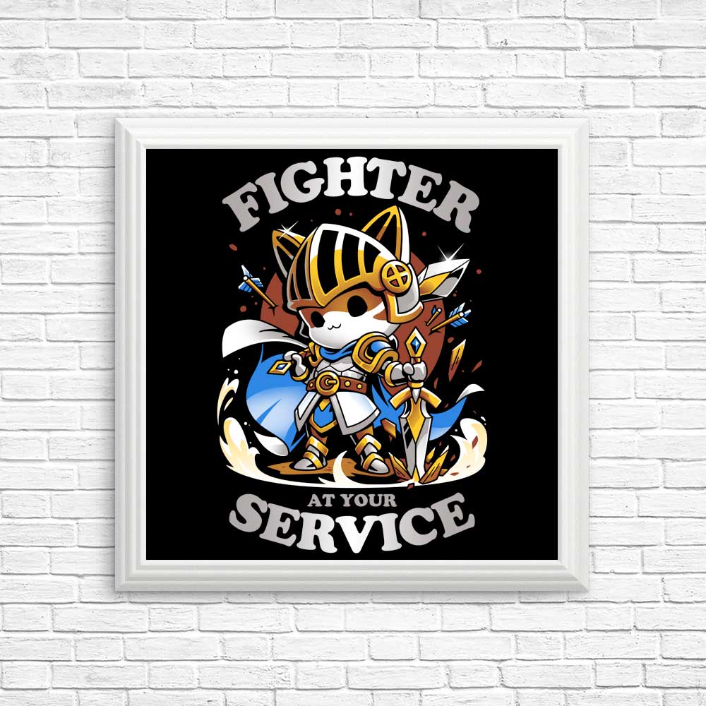 Service - Ready Fighter Posters and Prints by Snouleaf