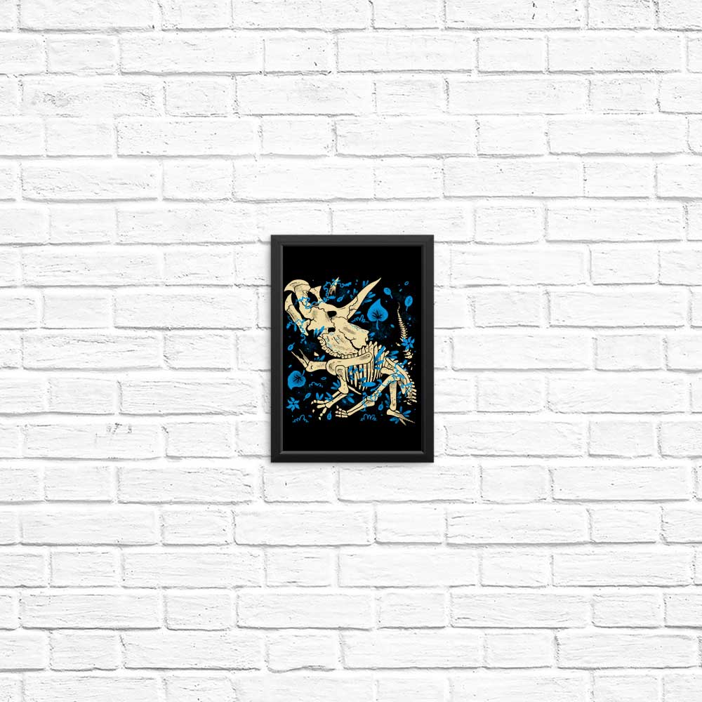 Triceratops Fossil Posters and Prints by Fitas Artwork