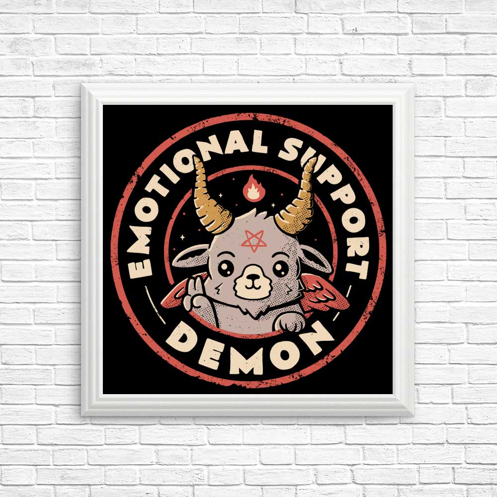 Emotional Support Demon - High - Quality Posters and Prints